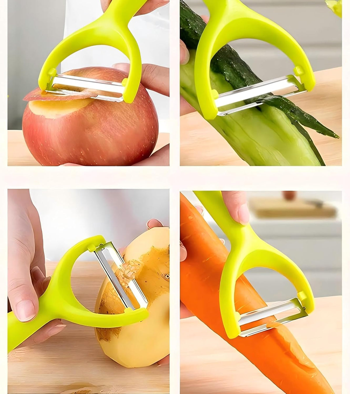 5PCS Stainless Steel Peeler Vegetable, Apple Peelers for kitchen, Fruit, Carrot, Veggie, Potatoes Peeler, Y-Shaped and I-Shaped Stainless Steel Peelers for Orange Potato Apple Carrot Fruit