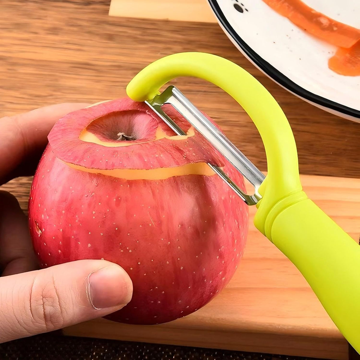 5PCS Stainless Steel Peeler Vegetable, Apple Peelers for kitchen, Fruit, Carrot, Veggie, Potatoes Peeler, Y-Shaped and I-Shaped Stainless Steel Peelers for Orange Potato Apple Carrot Fruit