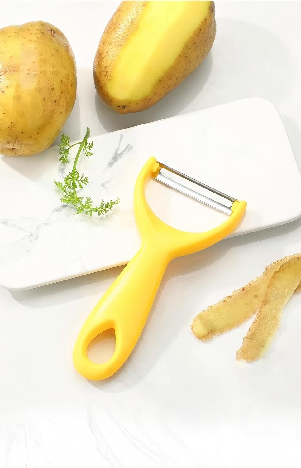 5PCS Stainless Steel Peeler Vegetable, Apple Peelers for kitchen, Fruit, Carrot, Veggie, Potatoes Peeler, Y-Shaped and I-Shaped Stainless Steel Peelers for Orange Potato Apple Carrot Fruit