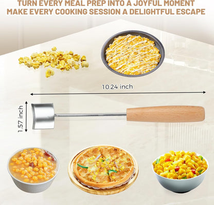 Stainless Steel Corn Peeler - Premium Corn Kernel Remover Tool for Corn on The Cob, Cob Corn Stripper, Heavy Duty Stainless Steel Handle, Kitchen Gadget for Home & Professional Use
