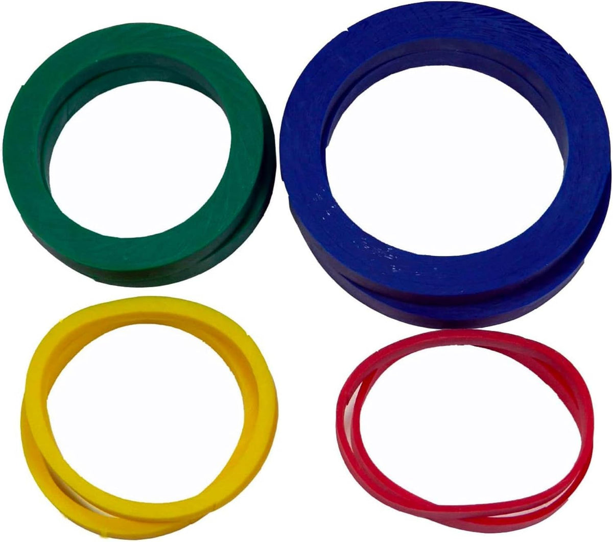 Evendough Bands, Rolling Pin Rings, Set Of 4 Sizes, Pack Of 1