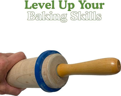 Evendough Bands, Rolling Pin Rings, Set Of 4 Sizes, Pack Of 1
