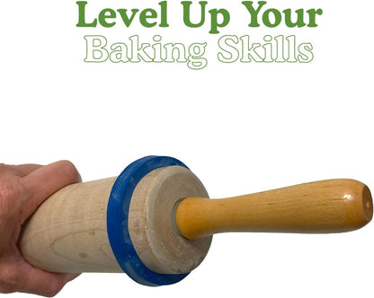 Evendough Bands, Rolling Pin Rings, Set Of 4 Sizes, Pack Of 1