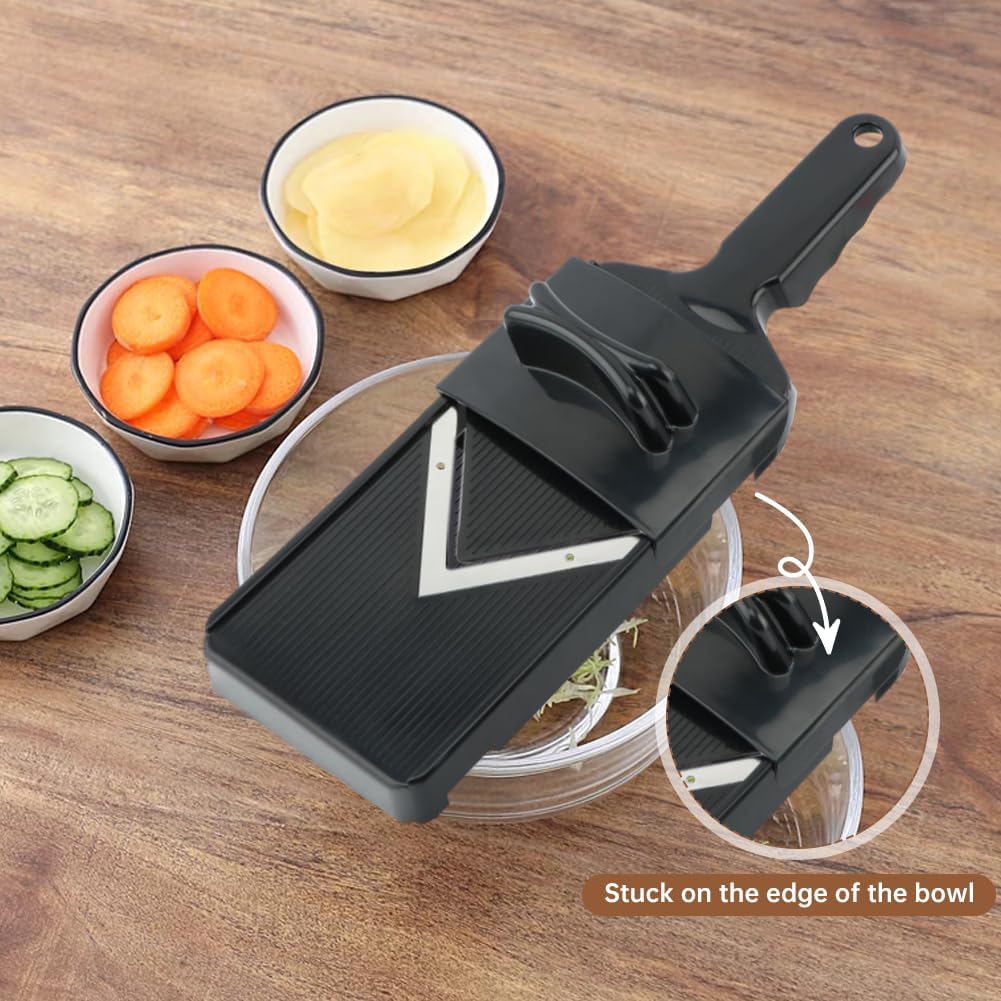 Mandoline Slicer for Kitchen, Stainless Steel Manual Vegetable Slicer