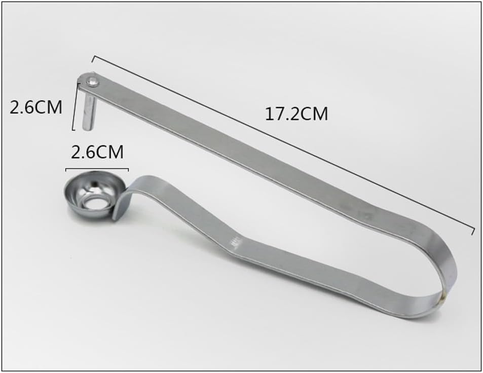 Stainless Steel Cherry Pitter and Jujube Core Remover, Easy to Use Kitchen Gadget for Cherries, Dates, Olives, and Small Fruits, 6.77 Inch