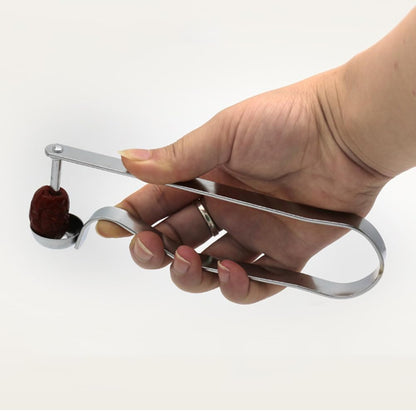Stainless Steel Cherry Pitter and Jujube Core Remover, Easy to Use Kitchen Gadget for Cherries, Dates, Olives, and Small Fruits, 6.77 Inch