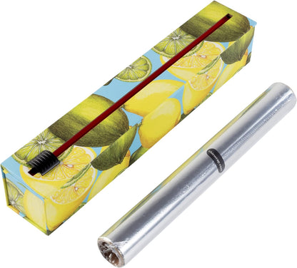 BBQ Tools Refillable Foil Dispenser - One 12"x 30' Roll of Professional Grade Aluminum Foil - Reusable Dispenser w/Slide Cutter - Kosher Certified - Reduces Waste & Saves Money