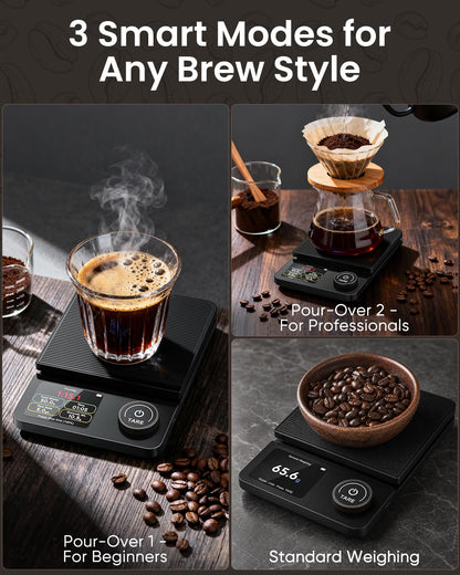 INSMART Pour Over Coffee Scale with Timer, 5kg/0.1g High Precision