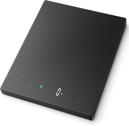 22lb/10kg Food Scale, Precision 0.1oz/1g by Our Professional Scale Factory Since 2001, Kitchen Scales Digital Weight Grams and Ounces for Cooking and Baking, LED, 3*AAA Batteries, Black