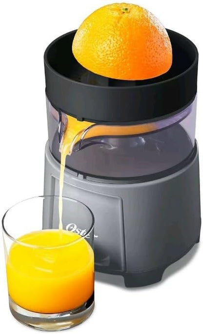 Electric Citrus Juicer, High-Performance Silver 75 Watt Motor Electric Orange Juice Squeezer for Oranges, Lemons, and Limes
