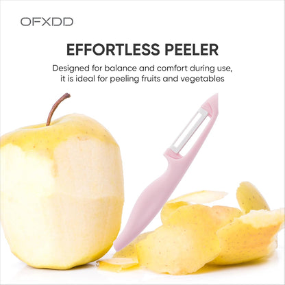 Vegetable Skin Handheld Knife Peeler Tool - Pack of 2 - Manual Peeler for Vegetable and Fruit Skin - Swivel Peeler Kitchen Utensil for Potato Cleaning