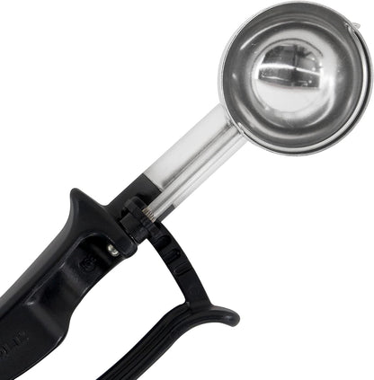 2070 Universal Standard Length EZ Disher Food Portion Control Scoop Designed for Right or Left Hand Use Dishwasher Safe NSF Approved, 1 5/16-Inch, Plum