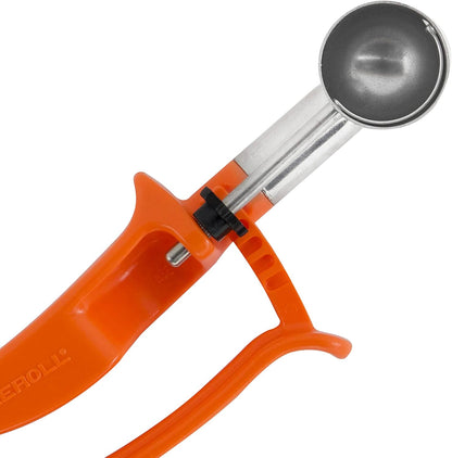 2070 Universal Standard Length EZ Disher Food Portion Control Scoop Designed for Right or Left Hand Use Dishwasher Safe NSF Approved, 1 5/16-Inch, Plum