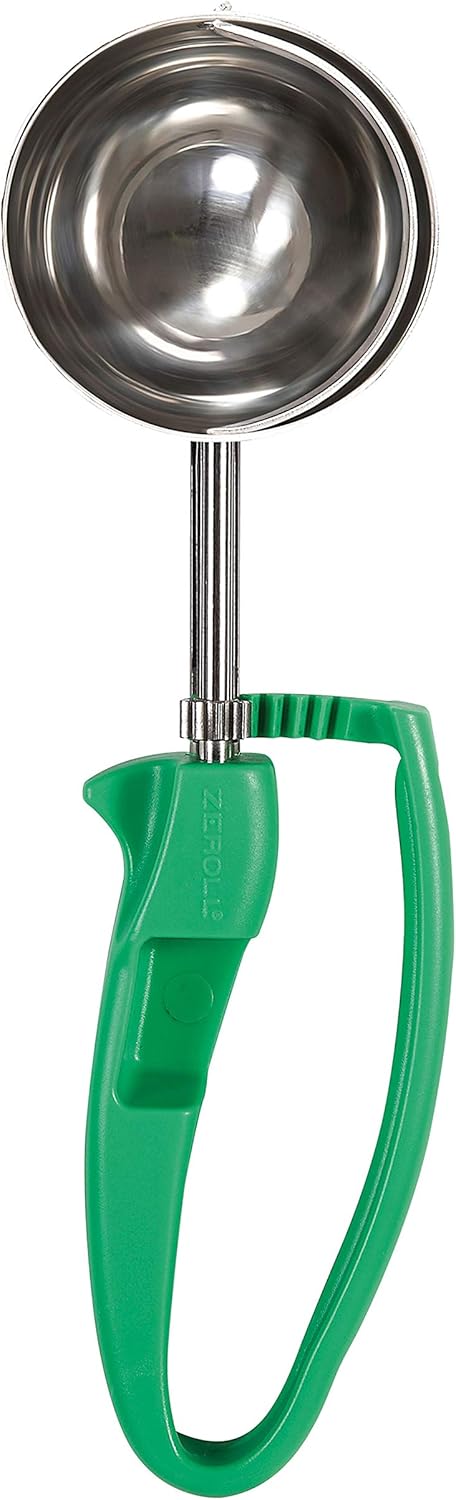 2070 Universal Standard Length EZ Disher Food Portion Control Scoop Designed for Right or Left Hand Use Dishwasher Safe NSF Approved, 1 5/16-Inch, Plum
