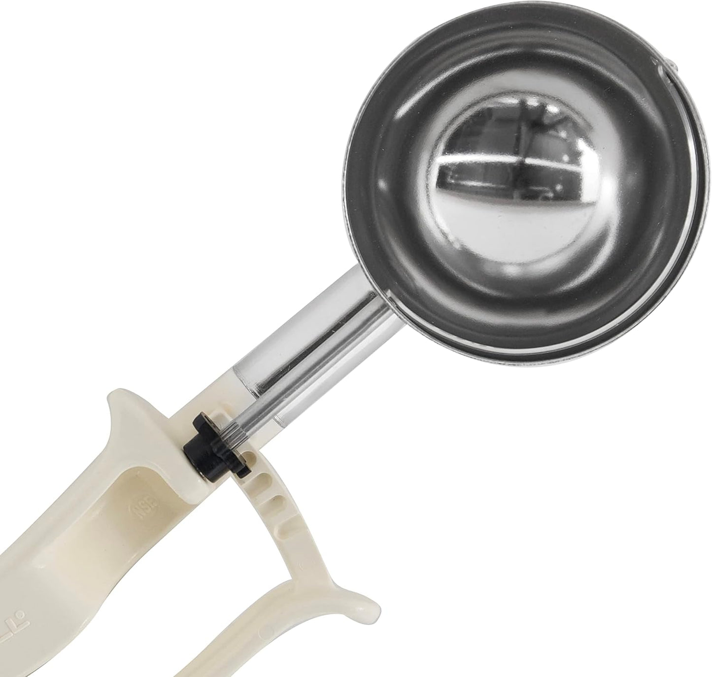 2070 Universal Standard Length EZ Disher Food Portion Control Scoop Designed for Right or Left Hand Use Dishwasher Safe NSF Approved, 1 5/16-Inch, Plum