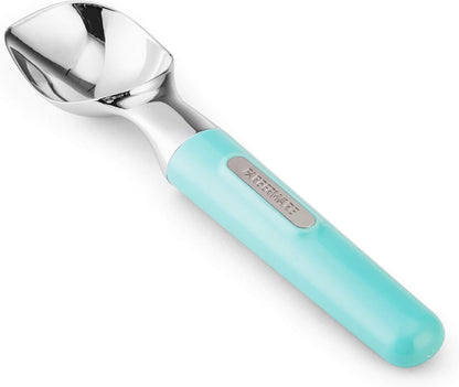 Professional Ice Cream Scoop, Comfortable Handle, Heavy Duty, Professional Grade Scooper, Get Perfect Shape Scoops, Great for Spooning Frozen Hard Gelato and Sorbet, Cookie Dough, Melon
