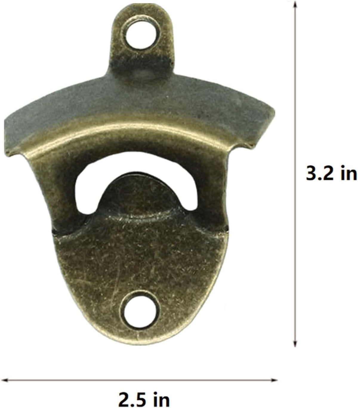 20 Pack Bottle Opener Wall Mounted (Bronze)
