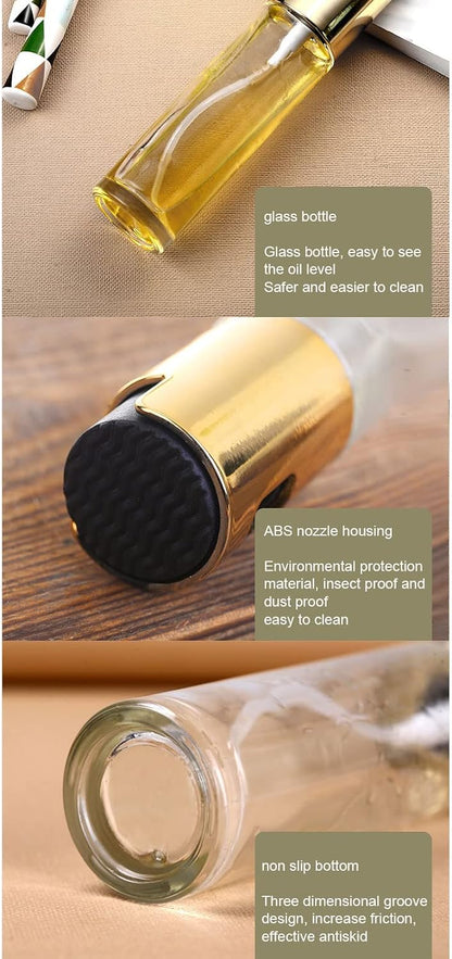 Oil Sprayer for Cooking, Olive Oil Sprayer Mister Continuous Cooking Spray with Portion Control Refillable for BBQ Salad Baking Roasting Grilling