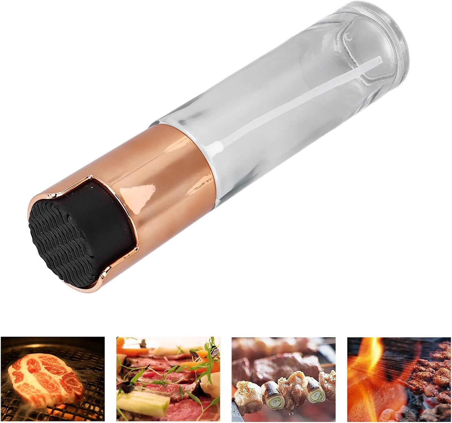Oil Sprayer for Cooking, Olive Oil Sprayer Mister Continuous Cooking Spray with Portion Control Refillable for BBQ Salad Baking Roasting Grilling