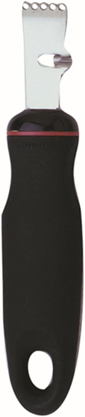 Grip-Ez Zester/Stripper Stainless Steel, One Size, Black