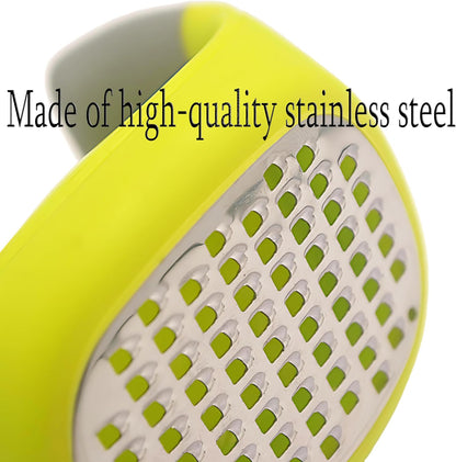 Cheese Grater - Stainless Steel Ginger Grater - Multi-Purpose Wrist Handheld Grater for Vegetables, Fruits, Potato, Carrot - Compact Kitchen Tool (2" x 2" x 2.6") - Green