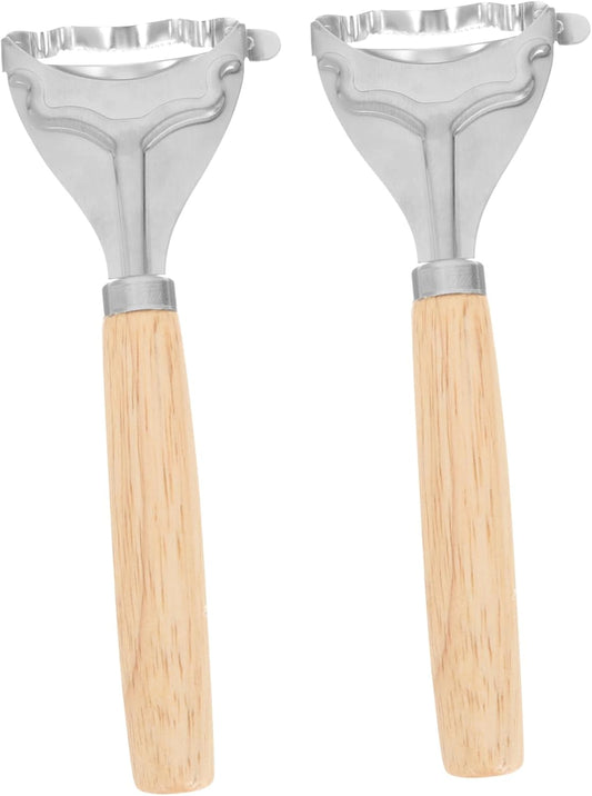 2pcs Corn Peeler Tool Corn Cob Stripper for Thresher Restaurant Stripping Tool
