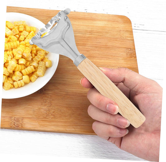 2pcs Corn Peeler Tool Corn Cob Stripper for Thresher Restaurant Stripping Tool