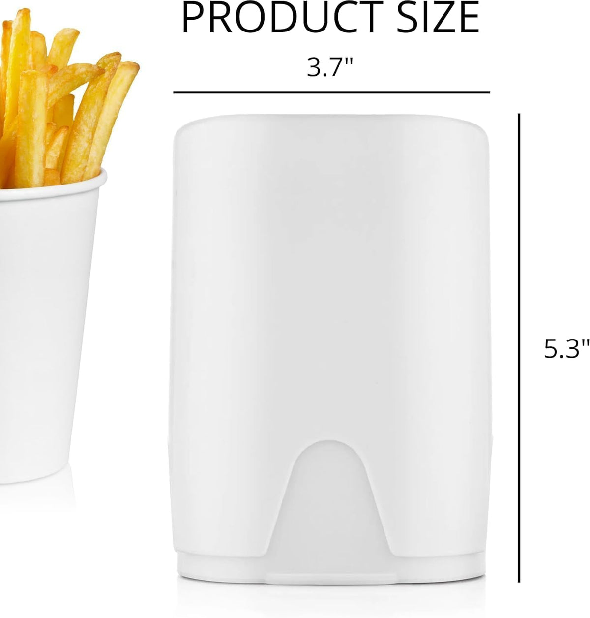 White French Fry Cutter Tool – Fry Strips Maker Potato Cutter Vegetable Dicer Stainless Steel Potato Slicer Chopper Manual Slicer Tool Food Dicer Veggie