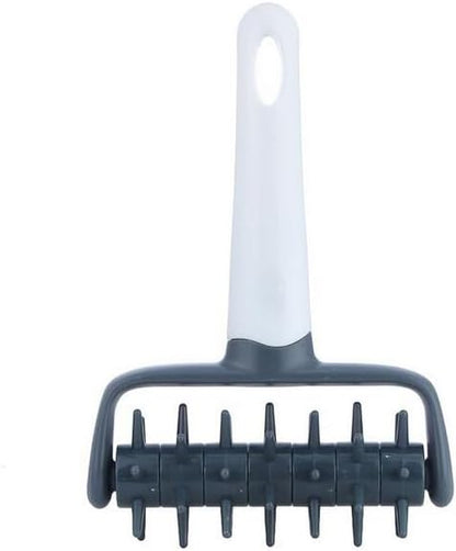 Pizza Roller Spikes Dough Pastry Bubble Docker Roller Pastry Wheel with Spike for Homemade Baking Cake Crackers Pie Hole Maker