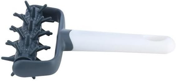 Pizza Roller Spikes Dough Pastry Bubble Docker Roller Pastry Wheel with Spike for Homemade Baking Cake Crackers Pie Hole Maker