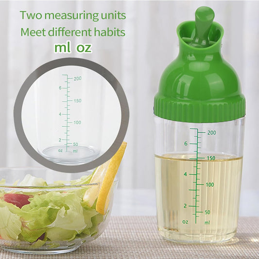 200ml Salad Dressing Container, Condiment Bottles, Salad Dressing Bottles Salad Dressing Shaker Prevent Leakage Salad Dressing Jar with Lid