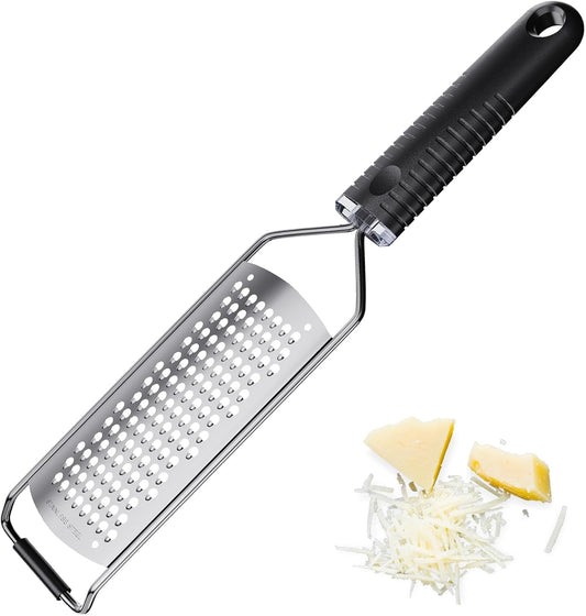 Cheese Grater,12 inch Coarse Grater with Non-Slip Handle | Dishwasher Safe,Sharp Blade,Safety and Stability
