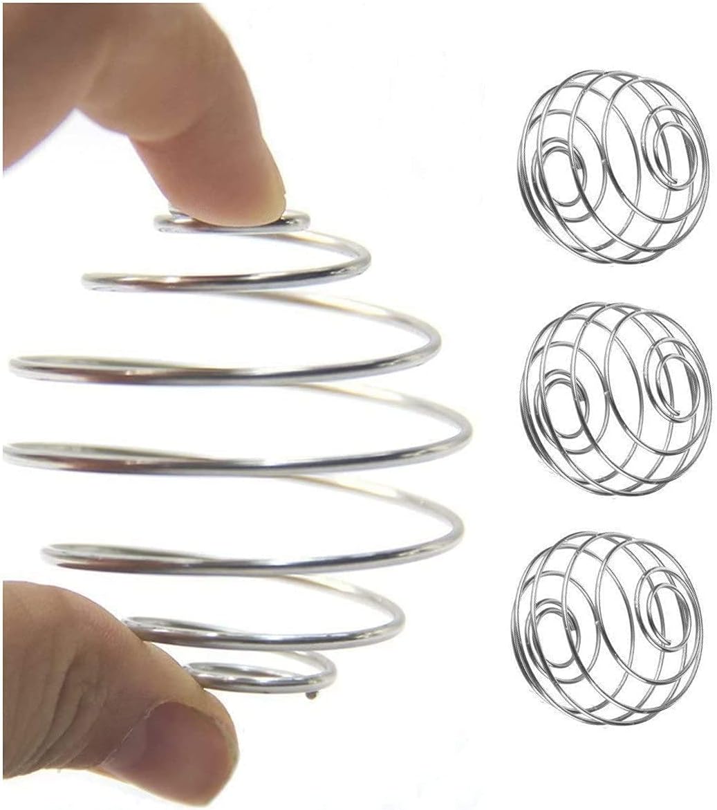 3-Piece Stainless Steel Shaker Ball Wire Whisk Mixer