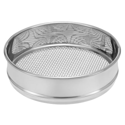 10 Mesh Lab Sieve, 8" Diameter Test Sieve 304 Stainless Steel Wire Cloth (2mm) for Industrial Laboratory - Colors B