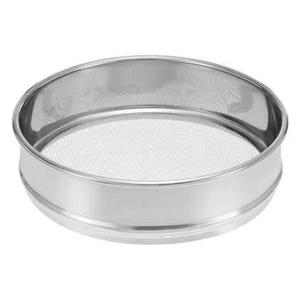 10 Mesh Lab Sieve, 8" Diameter Test Sieve 304 Stainless Steel Wire Cloth (2mm) for Industrial Laboratory - Colors B