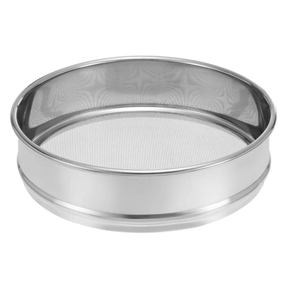 10 Mesh Lab Sieve, 8" Diameter Test Sieve 304 Stainless Steel Wire Cloth (2mm) for Industrial Laboratory - Colors B