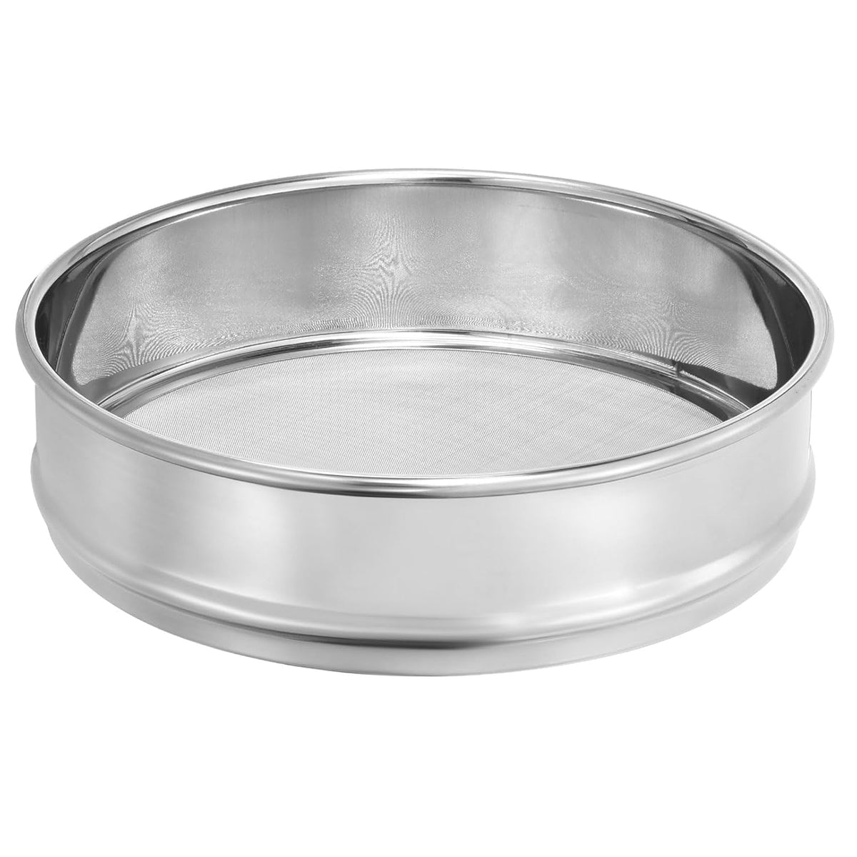 10 Mesh Lab Sieve, 8" Diameter Test Sieve 304 Stainless Steel Wire Cloth (2mm) for Industrial Laboratory - Colors B