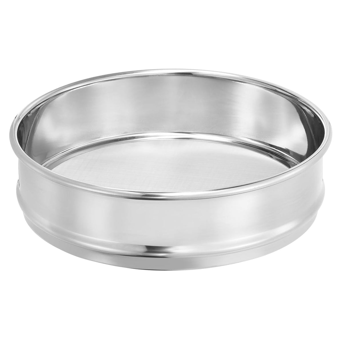 10 Mesh Lab Sieve, 8" Diameter Test Sieve 304 Stainless Steel Wire Cloth (2mm) for Industrial Laboratory - Colors B