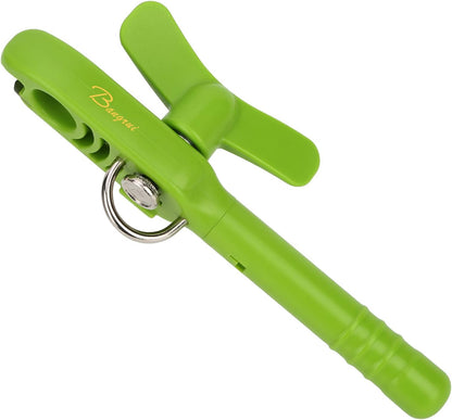 Home Kitchen Restaurant Safety Bottle Jar Wine Manual Can Opener& Professional 4-in-1 Can Opener keeps smooth edges. With a corkscrew folded in the lever. Best Gadget for Kitchen Use (Blue)