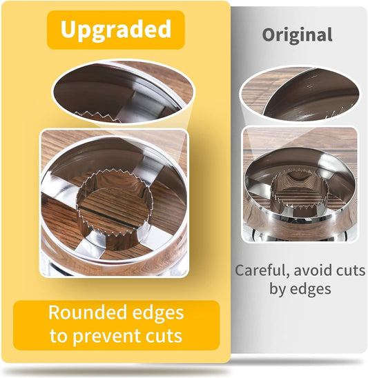 Corn Stripper Peeler & Cutter with Cup, 304 Stainless Steel Cob Thresher, Off-Cob Kernel Remover & Slicer with Serrated Blade for Home & Kitchen