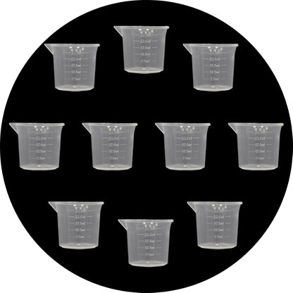 500ML Reusable Plastic Measuring Cup, Beaker Tip and Pour Measuring Containers for Kitchen Cooking Medicine Measure Tool