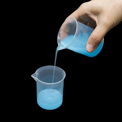 500ML Reusable Plastic Measuring Cup, Beaker Tip and Pour Measuring Containers for Kitchen Cooking Medicine Measure Tool