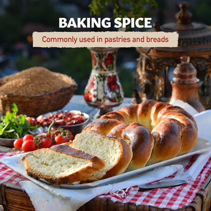 Mahlab, Mahleb Spice Ground for Pastries & Baking, 4.59oz