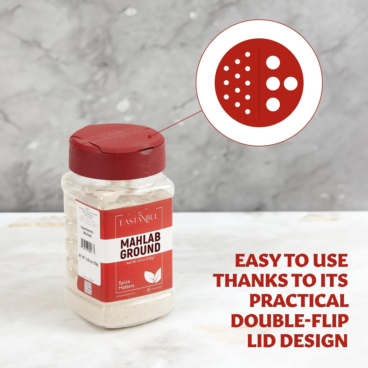Mahlab, Mahleb Spice Ground for Pastries & Baking, 4.59oz