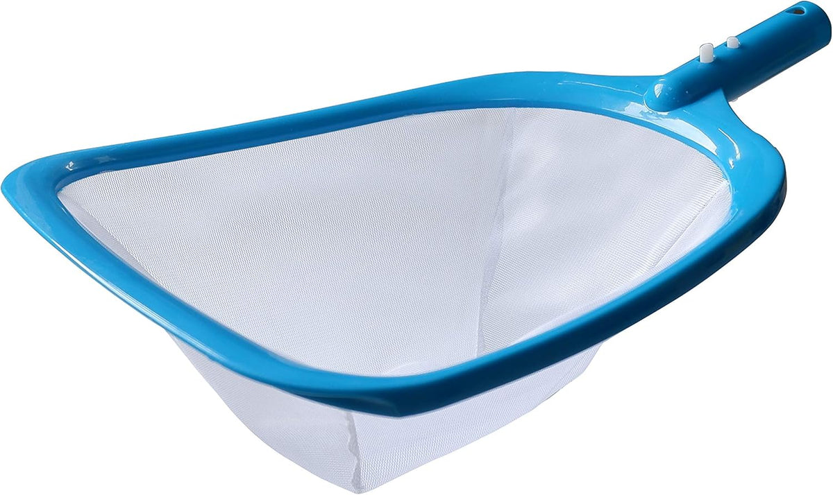 Pool Spa Leaf Skimmer Net with White Ultra Fine Mesh with 4" Deep Pocket Great for Removing Leaves & Debris in In-Ground Pool Spa and Above Ground Pool, Inflatable Pool, Hot Tub, and Fountain