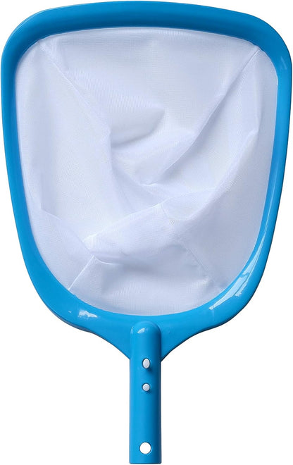 Pool Spa Leaf Skimmer Net with White Ultra Fine Mesh with 4" Deep Pocket Great for Removing Leaves & Debris in In-Ground Pool Spa and Above Ground Pool, Inflatable Pool, Hot Tub, and Fountain