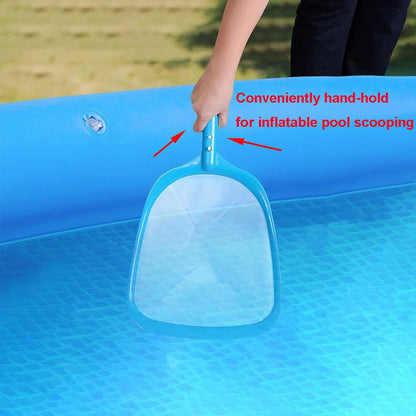 Pool Spa Leaf Skimmer Net with White Ultra Fine Mesh with 4" Deep Pocket Great for Removing Leaves & Debris in In-Ground Pool Spa and Above Ground Pool, Inflatable Pool, Hot Tub, and Fountain