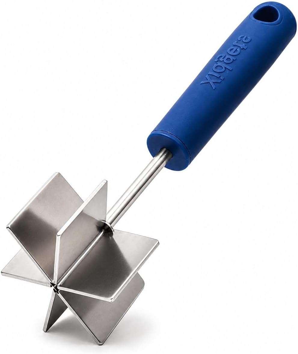 Mini Stainless Steel Meat Chopper & Masher, Dishwasher Safe