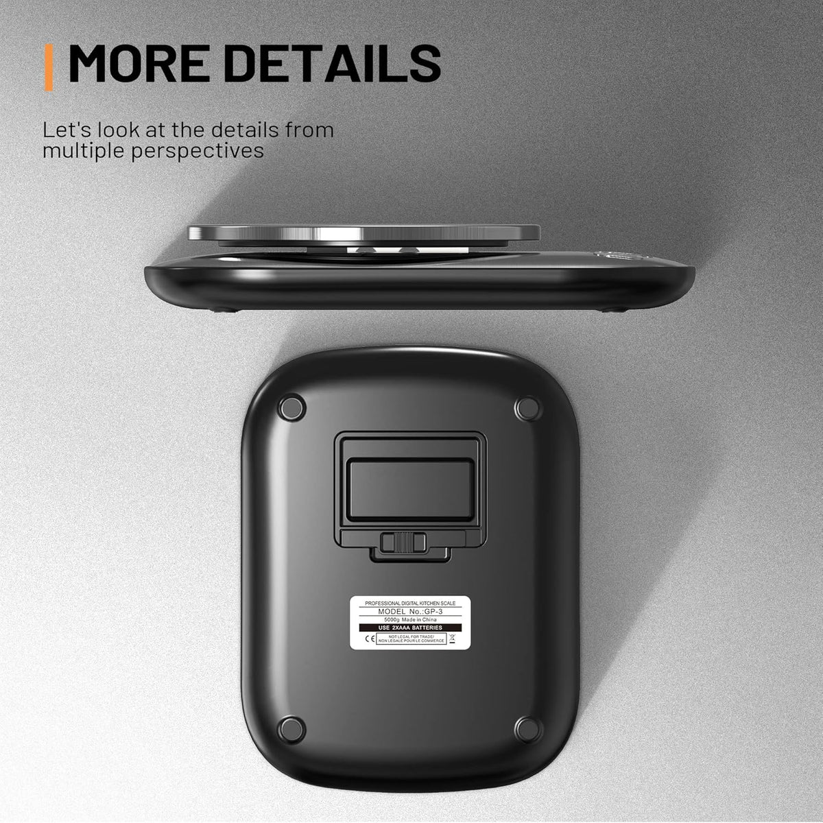 Food Kitchen Scale Digital Weight Grams and Oz 11lb/0.01oz