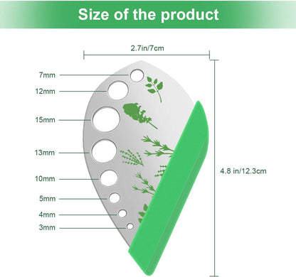 Leaf Herb Stripper, Stainless Steel Kitchen Herb Stripper Tool